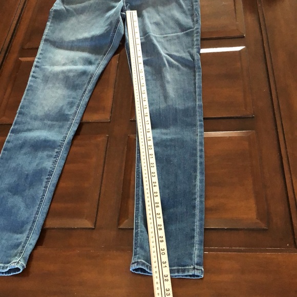 Women’s size 10 tall old navy high-rise super skinny bluejeans - Picture 8 of 11